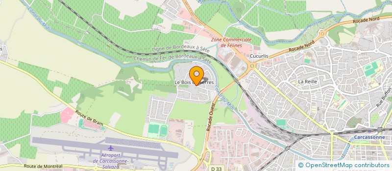 localisation de l'entreprise ALDC à CARCASSONNE