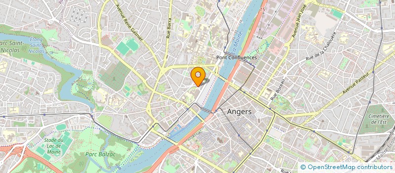 localisation de l'entreprise ALDE à ANGERS