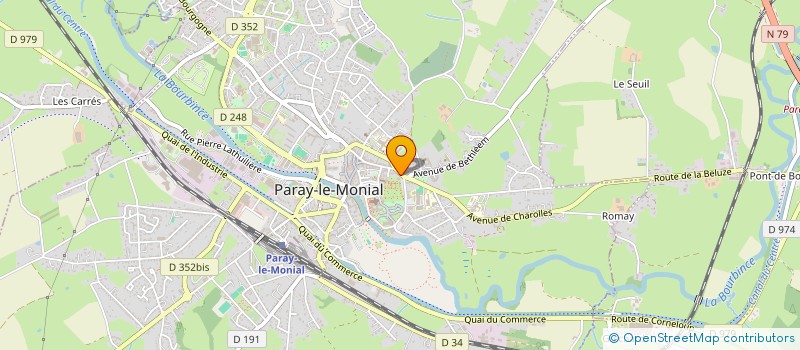 localisation de l'entreprise ALDEBARAN  PARAY-LE-MONIAL