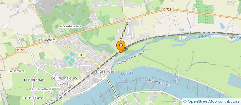 localisation de l'entreprise ALDEBARAN  INGRANDES-LE-FRESNE-SUR-LOIRE