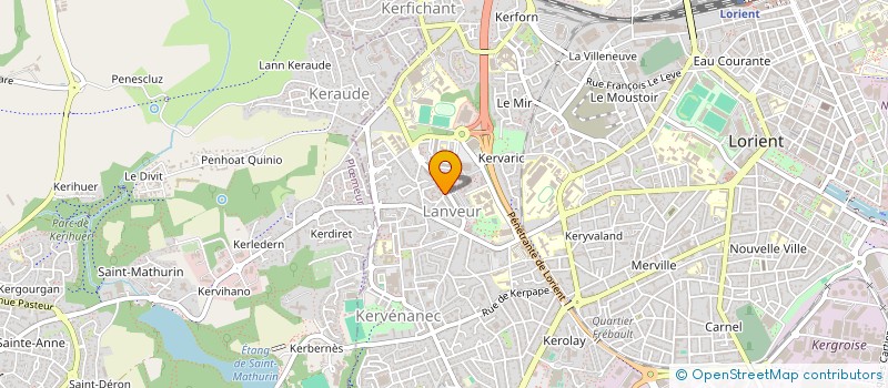 localisation de l'entreprise ALDEBARAN  LORIENT