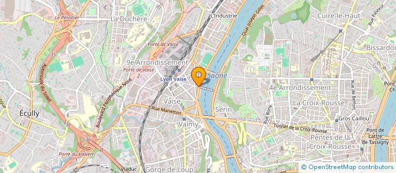 localisation de l'entreprise ALDEBARAN  LYON