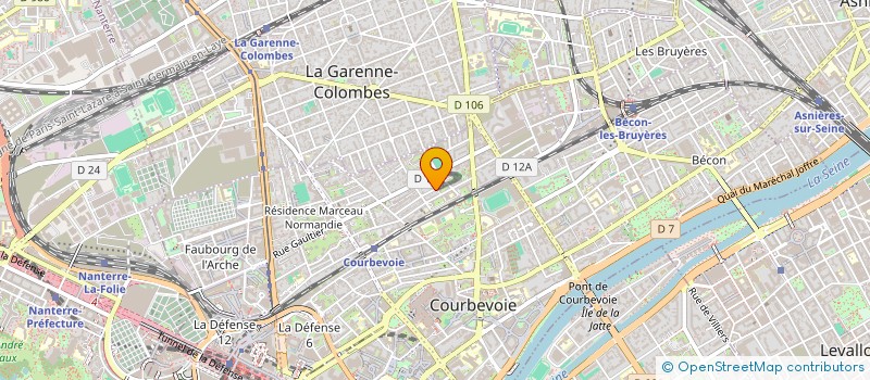 localisation de l'entreprise ALDEBARAN à COURBEVOIE