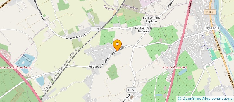 localisation de l'entreprise ALDEBARAN  BRESSOLS