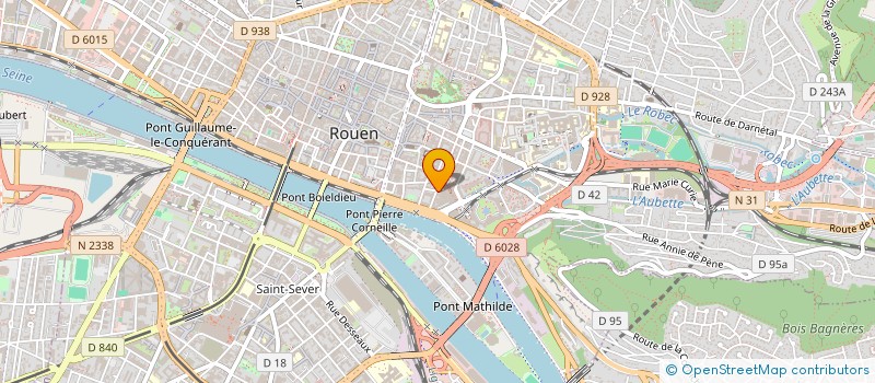 localisation de l'entreprise ALDEC à ROUEN