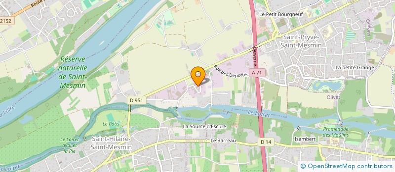localisation de l'entreprise ALDEHYDE  SAINT-PRYVE-SAINT-MESMIN