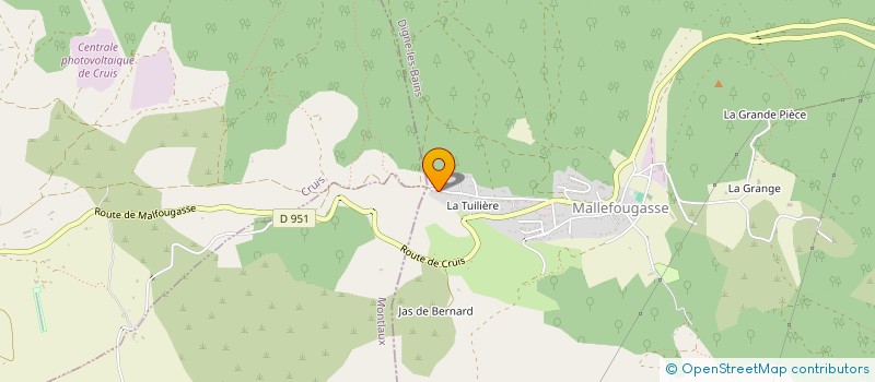 localisation de l'entreprise ALDEIA  MALLEFOUGASSE-AUGES