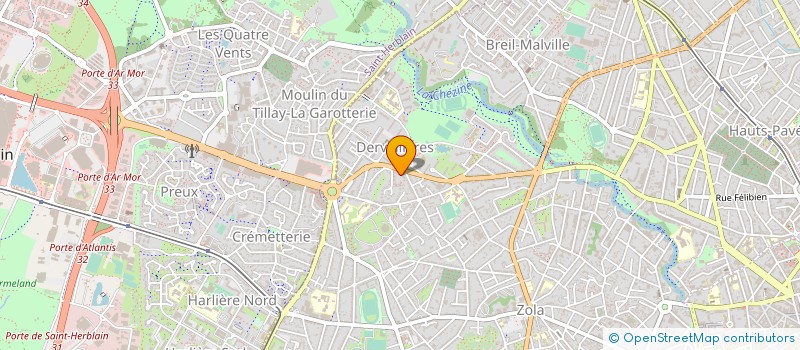 localisation de l'entreprise ALDENTE à NANTES
