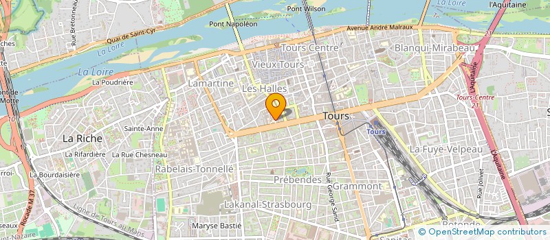 localisation de l'entreprise ALDENTE  TOURS