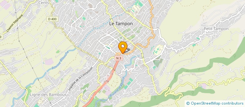 localisation de l'entreprise ALDENTE à LE TAMPON