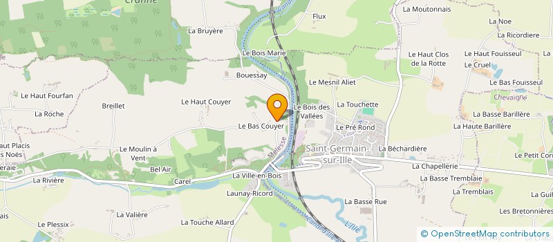 localisation de l'entreprise ALDER-FIELD  MELESSE