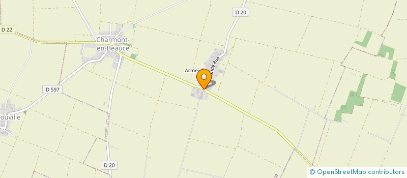 localisation de l'entreprise ALDERS LAROYE à CHARMONT-EN-BEAUCE