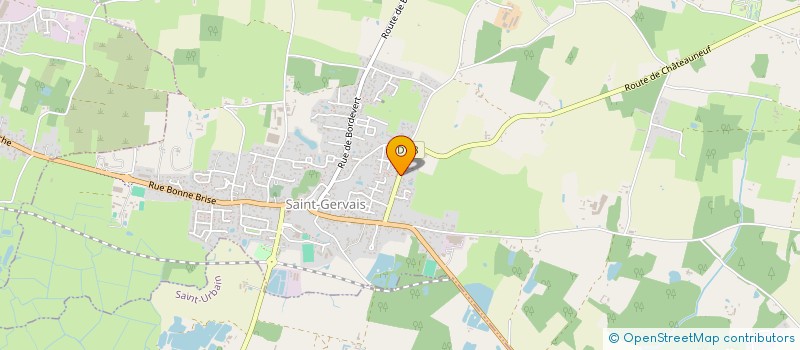 localisation de l'entreprise ALDI  SAINT-GERVAIS