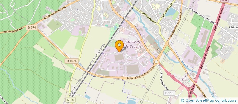 localisation de l'entreprise ALDI BEAUNE à BEAUNE