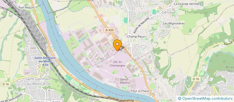localisation de l'entreprise ALDIA FINANCE  GENAY