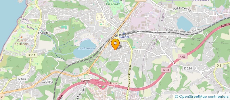 localisation de l'entreprise ALDIANA à BIARRITZ