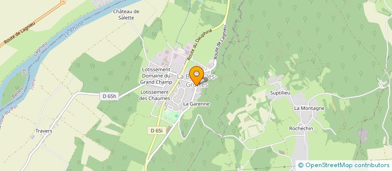 localisation de l'entreprise ALDIANSE  LA BALME-LES-GROTTES