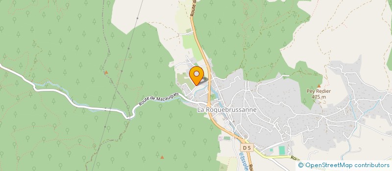 localisation de l'entreprise ALDICHAN  LA ROQUEBRUSSANNE