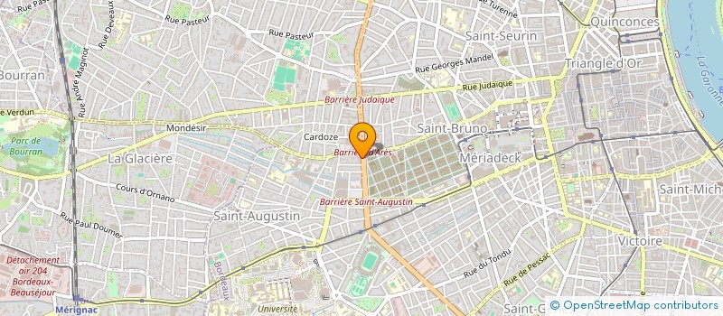 localisation de l'entreprise ALDINE  BORDEAUX