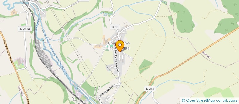 localisation de l'entreprise ALDINI TAXI à CHAMPIGNY-LES-LANGRES