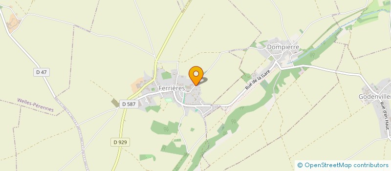 localisation de l'entreprise ALDIRO  FERRIERES