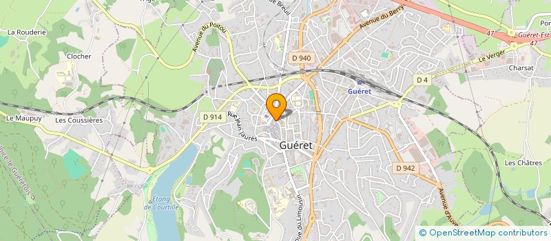 localisation de l'entreprise ALDIS  GUERET