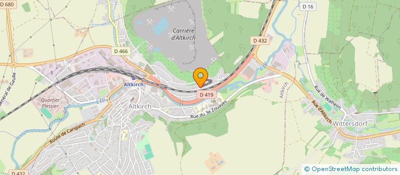localisation de l'entreprise ALDIS SA à ALTKIRCH