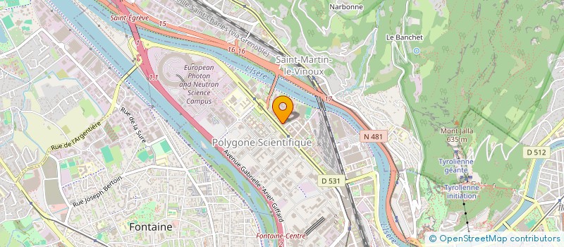 localisation de l'entreprise ALDITECH à GRENOBLE