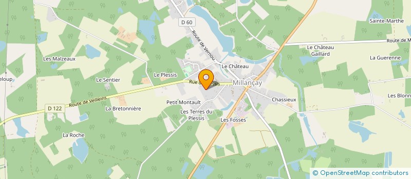 localisation de l'entreprise ALDJ SCIERIE MOBILE à MILLANCAY
