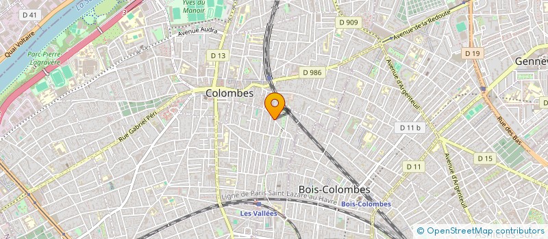 localisation de l'entreprise ALDM EVENTS à COLOMBES