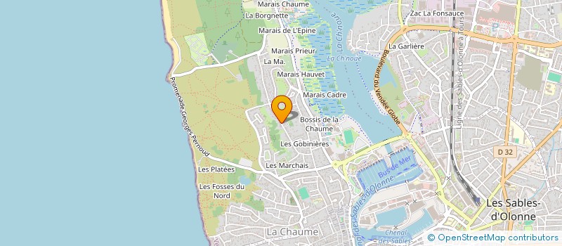 localisation de l'entreprise ALDM85 à LES SABLES D'OLONNE