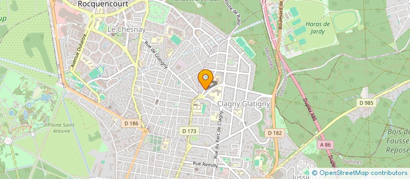 localisation de l'entreprise ALDO à VERSAILLES