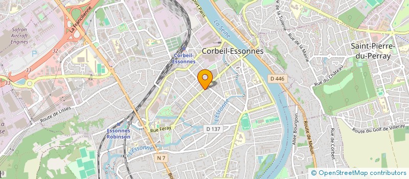 localisation de l'entreprise ALDO PIZZA à CORBEIL-ESSONNES