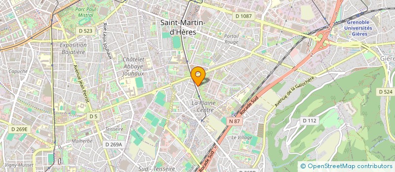 localisation de l'entreprise ALDO SAVINO IMMOBILIARE  SAINT-MARTIN-D'HERES