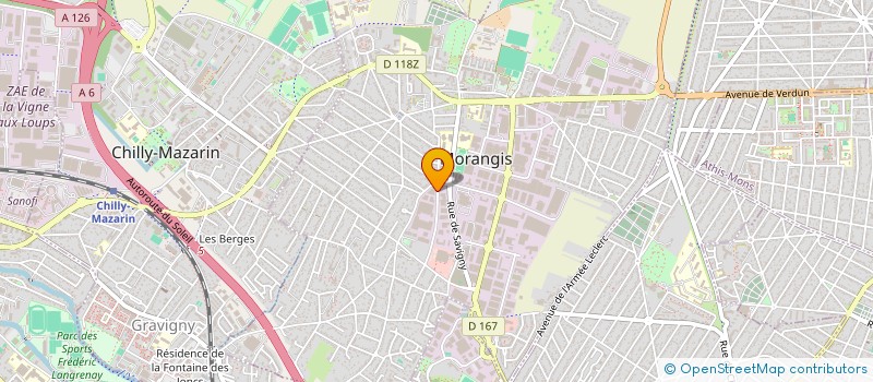 localisation de l'entreprise ALDO SERVICES à MORANGIS