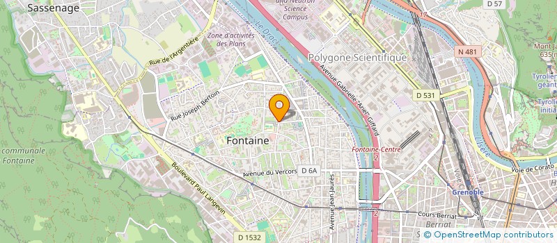 localisation de l'entreprise ALDOM FERMETURES  FONTAINE