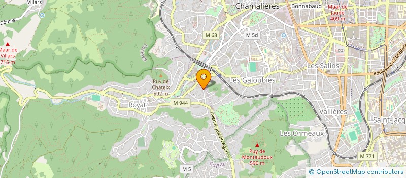 localisation de l'entreprise ALDOMIAL  ROYAT