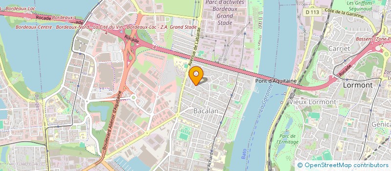 localisation de l'entreprise ALDOPA  BORDEAUX