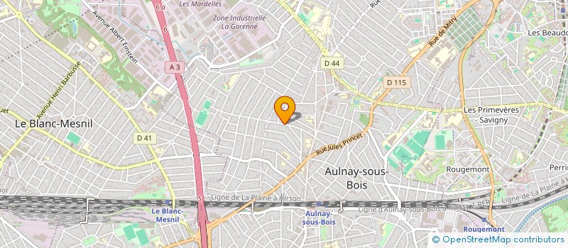 localisation de l'entreprise ALDOR à AULNAY-SOUS-BOIS