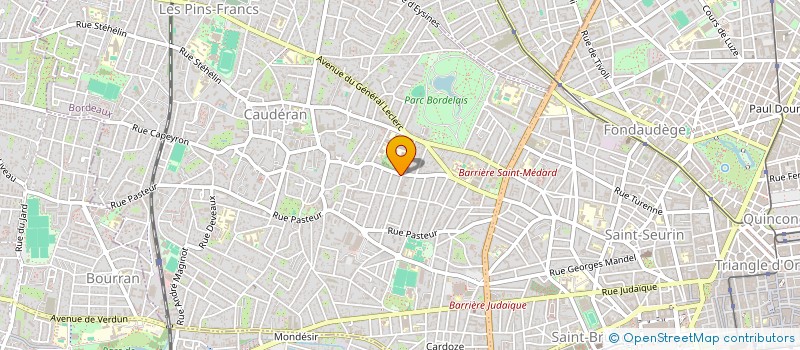 localisation de l'entreprise ALDORECA à BORDEAUX