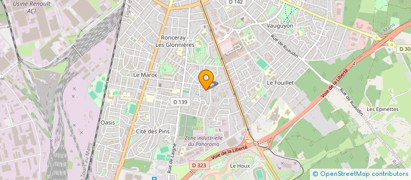 localisation de l'entreprise ALDORHAM 1  LE MANS