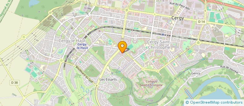 localisation de l'entreprise ALDORYTHME  CERGY