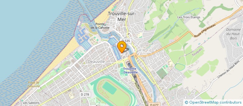 localisation de l'entreprise ALDOVILLE à DEAUVILLE