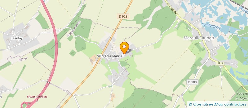 localisation de l'entreprise ALDP  HUCHENNEVILLE