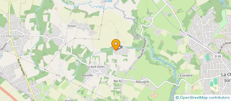 localisation de l'entreprise ALDREAM  TREILLIERES