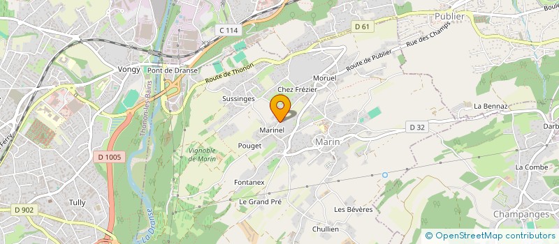 localisation de l'entreprise ALDRI à MARIN