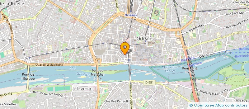 localisation de l'entreprise ALDRIC ANGOT AUDIOPROTHESES SARL à ORLEANS
