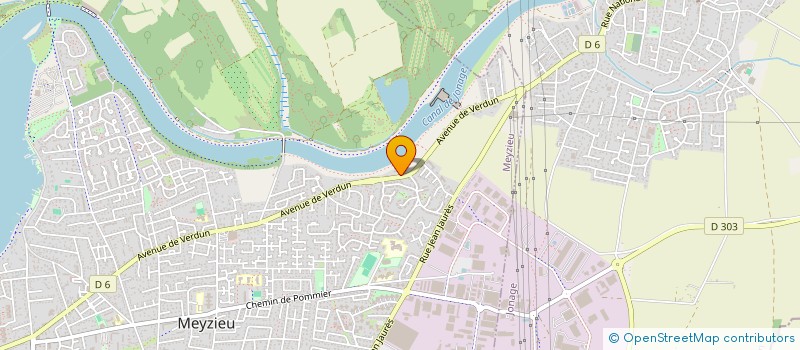 localisation de l'entreprise ALDRIGE  MEYZIEU