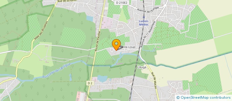 localisation de l'entreprise ALDRONE  LUDON-MEDOC