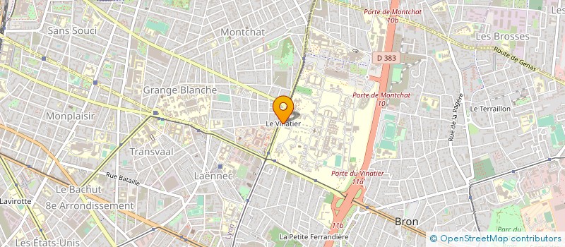 localisation de l'entreprise ALDRP - ASSOC LYONN DEVELO RECHE PSYCH à BRON